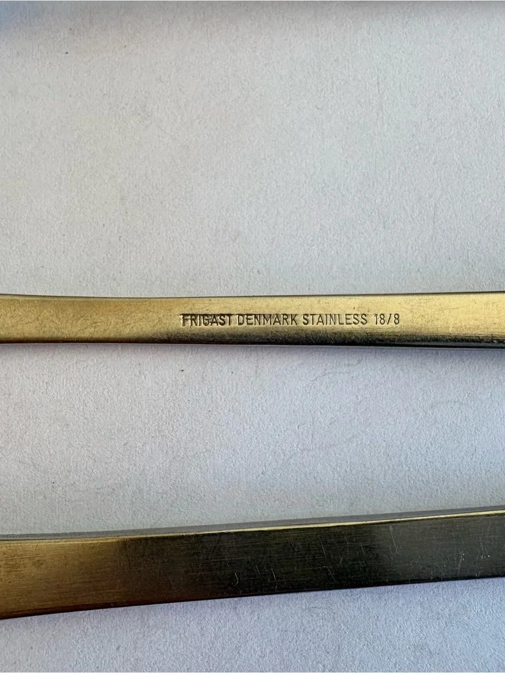 Vintage Danish Frigast Pantry Stainless Dinner Knife and Fork Set -